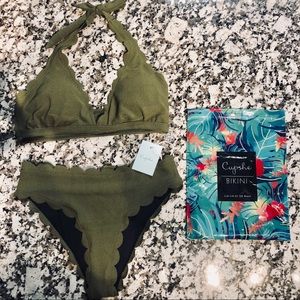 Cupshe Bikini Olive size M NWT